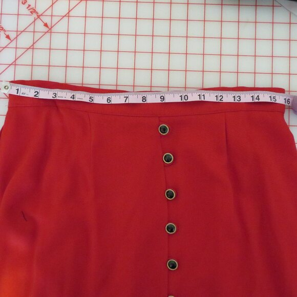 2 Piece Dawn Joy II Red & Black Dress Suit Jacket and Skirt - Picture 13 of 14